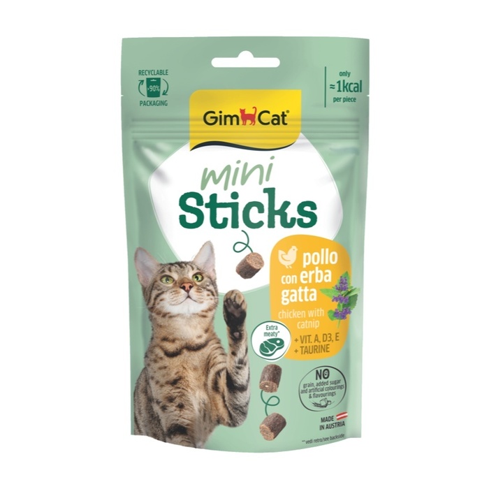 Mini Sticks Kedi Otlu&tavuklu Ödül Çubukları 50 Gr