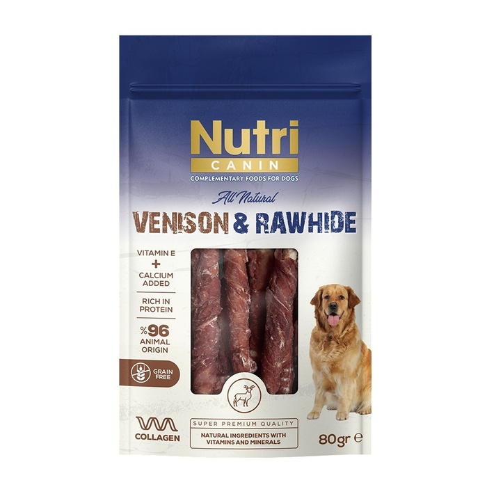 Venison & Rawhide Köpek Ödülü 80 Gr
