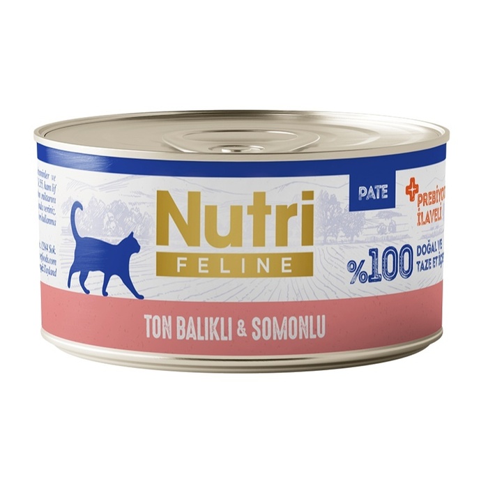 Ton Balıklı Ve Somonlu Tahılsız Konserve Yetişkin Kedi Maması 70 Gr