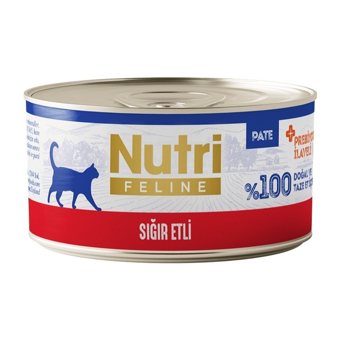 Sığır Etli Tahılsız Konserve Yetişkin Kedi Maması 70 Gr