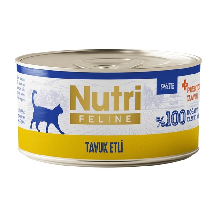 Tavuk Etli Tahılsız Yetişkin Pate Konserve Kedi Maması 70 Gr