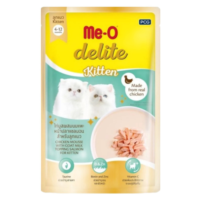Yavru Kedi Kitten İçin Mus Krema İle Keçi Sütlü Somon Soslu Yaş Mama