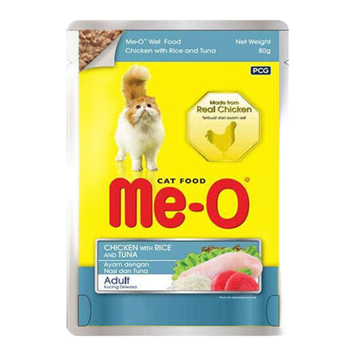 Tavuk Ve Ton Balıklı Soslu Ve Parça Etli Yaş Kedi Maması 80 Gr