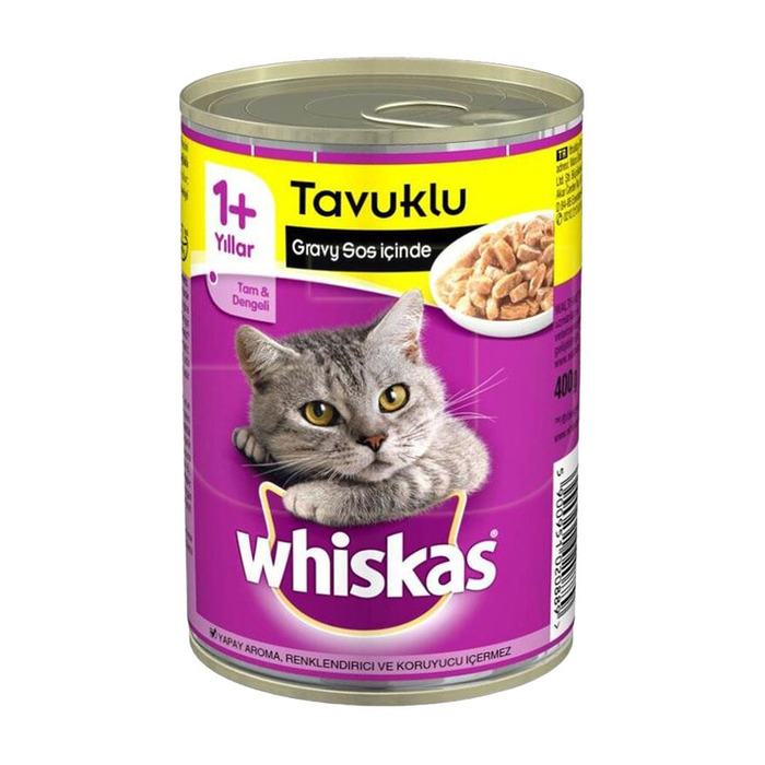 Gravy Soslu Tavuk Etli Yetişkin Kedi Konservesi 400 Gr