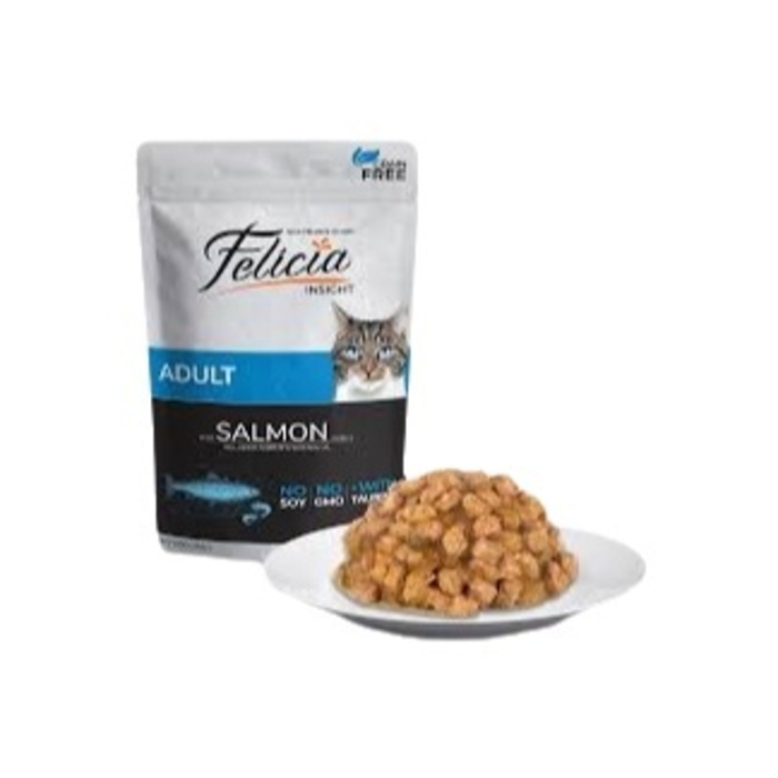 İnsight Tahılsız Somonlu Yetişkin Kedi Pouch Yaş Mama 85 Gr