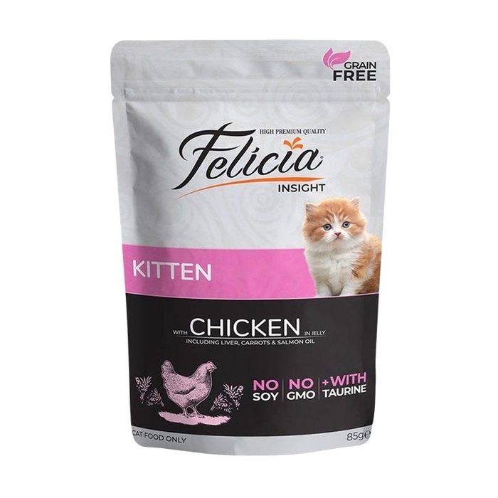 Tahılsız Tavuklu Yavru Kedi Konservesi 85 Gr