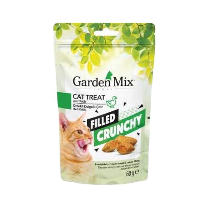 Ördekli İçi Dolgulu Çıtır Kedi Ödül 60 Gr