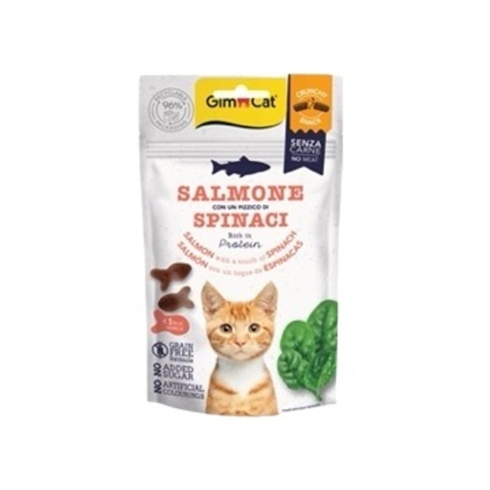 Crunchy Snacks Somonlu Ve Ispanaklı Kedi Ödül Maması 50 Gr