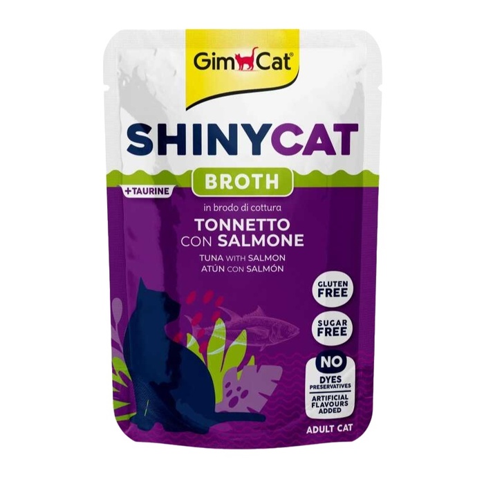 Shinycat Pouch Ton Balığı Ve Somonlu Yetişkin Kedi Çorbası 70 Gr