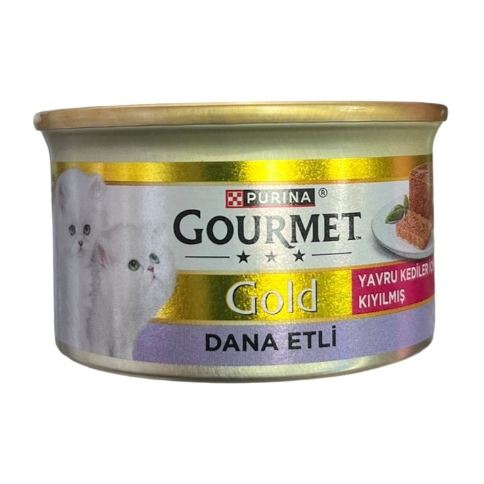 Kıyılmış Dana Etli Yavru Kedi Konserve Yaş Mama 85 Gr