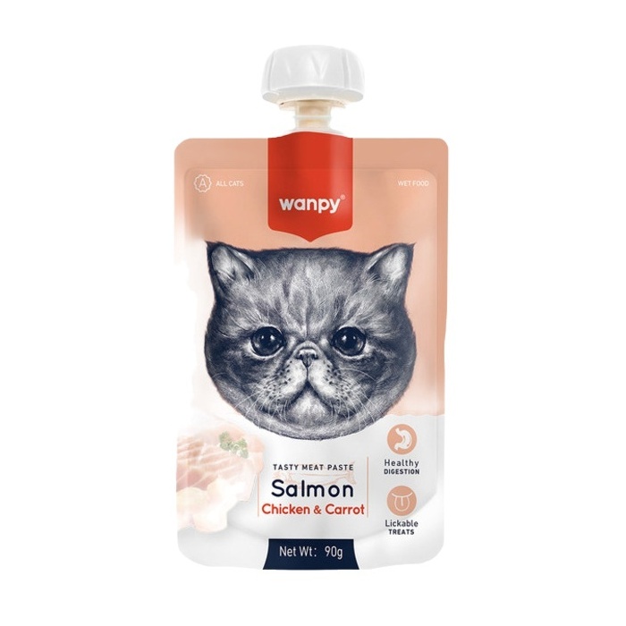 Somonlu & Tavuklu Kedi Et Ezmesi 90 Gr