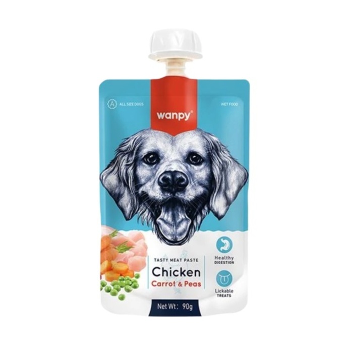 Taze Tavuk Etli Ve Havuçlu Köpek Et Ezmesi 90 Gr