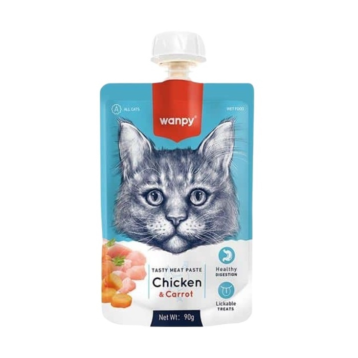 Tavuklu & Havuçlu Kedi Et Ezmesi 90 Gr