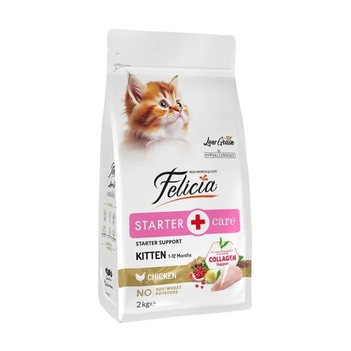 Starter Care Hipoalerjenik Az Tahıllı Ve Tavuk Etli Yavru Kedi Maması 2 Kg