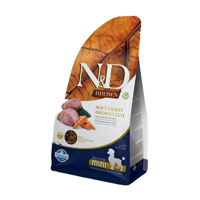 Kahverengi Köpekler İçin Spirulina Ve Havuçlu Mini Irk 2 Kg