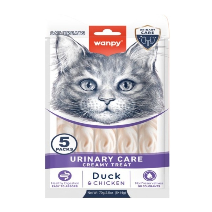 Creamy Lickable Urinary Care Kedinizin İdrar Yolu Sağlığı İçin Lezzetli Bir Ödül 70 Gr
