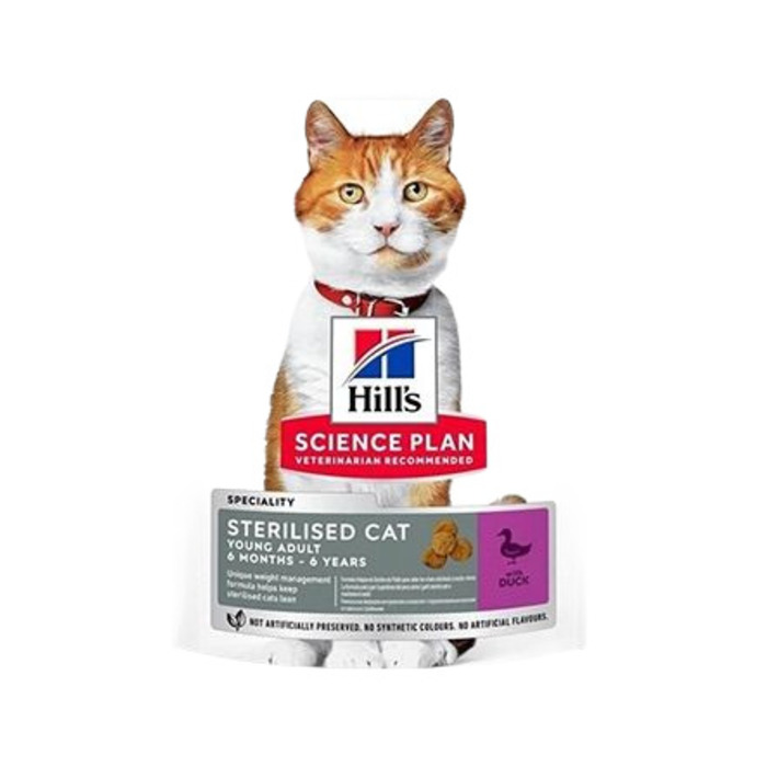 Hill's Science Plan Ördek Etli Kısırlaştırılmış Kedi Maması (10 kg)