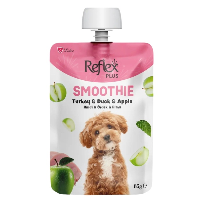 Hindi Etli & Ördek Etli & Elmalı Smoothie Yetişkin Köpek Sıvı Ödül Maması 85 Gr