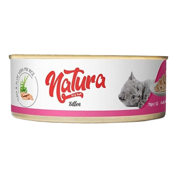 Natura Pet Yavru Kediler Için Ton Balığı Ve Aloe Vera Mix 70 Gr