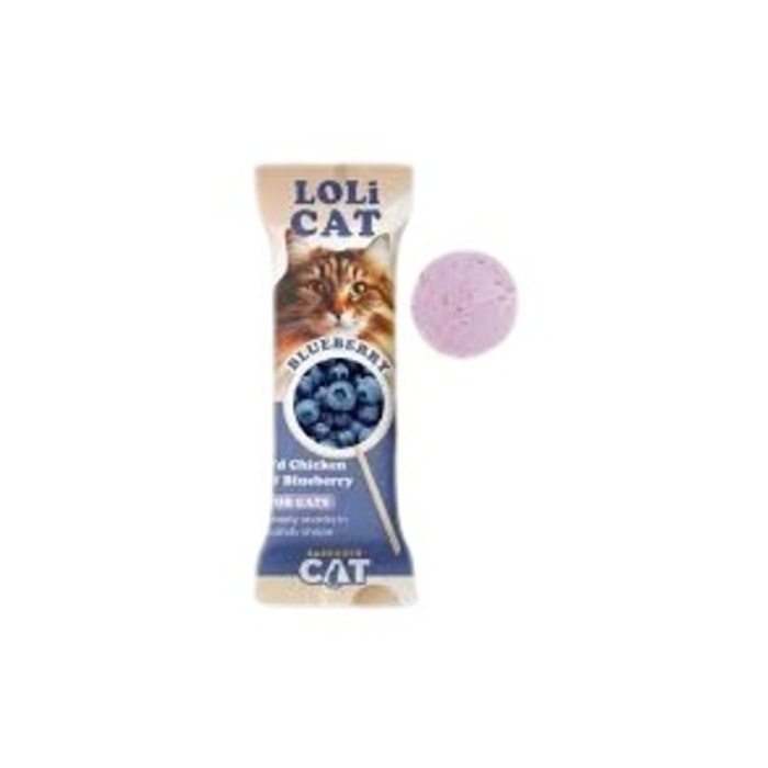 Kedi Lolipop Yaban Mersinli 1.5 Gr