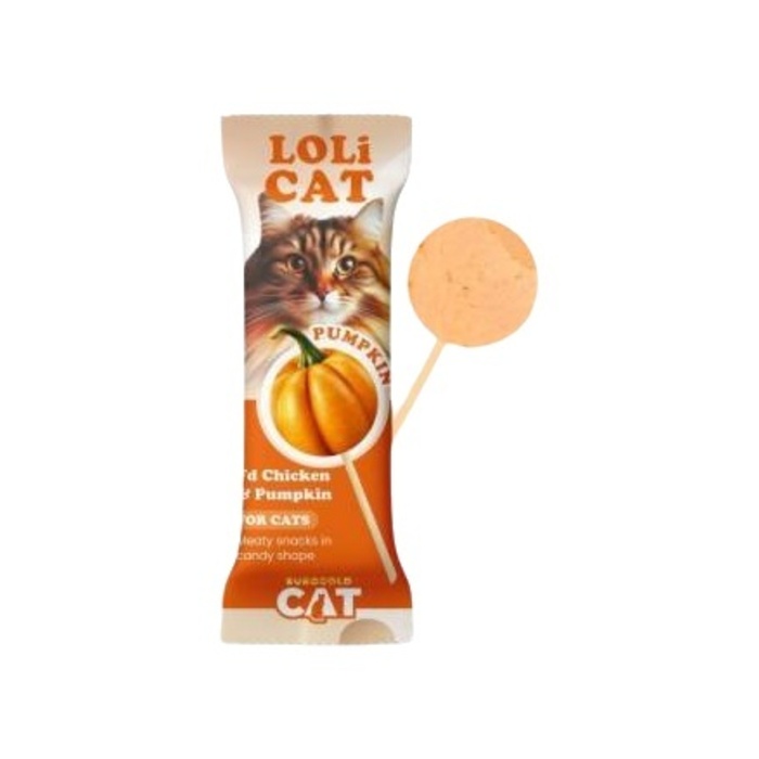 Kediler İçin Tavuklu Balkabaklı Lolipop 1,5 Gr
