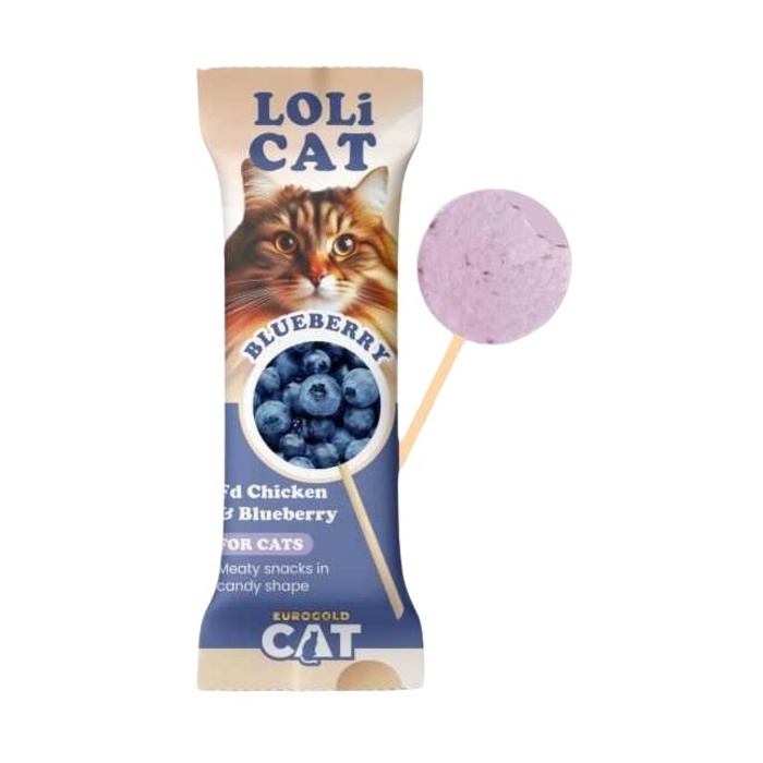 Loli Cat Tavuklu Ve Yabanmersinli 15'li Kedi Lolipopu 1,5 Gr