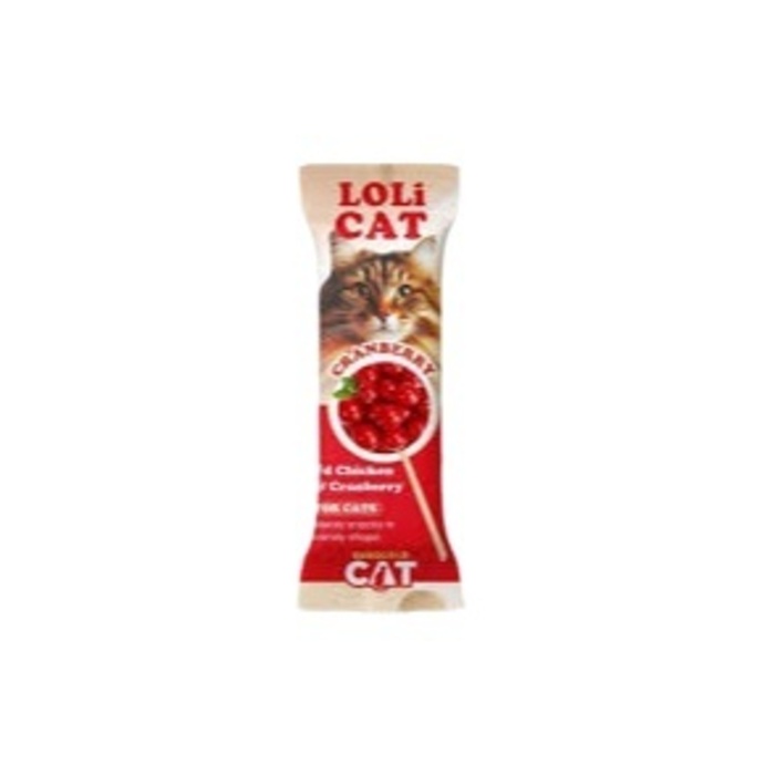 Loli Cat Tavuklu Ve Kızılcıklı 15'li Kedi Lolipopu 1,5 Gr