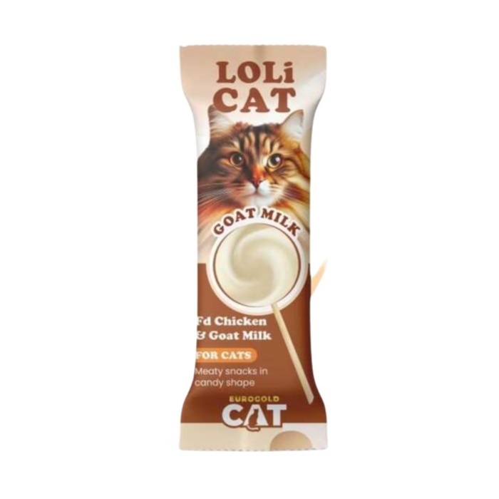 Loli Cat Tavuklu Ve Keçi Sütlü 15'li Kedi Lolipopu 1,5 Gr