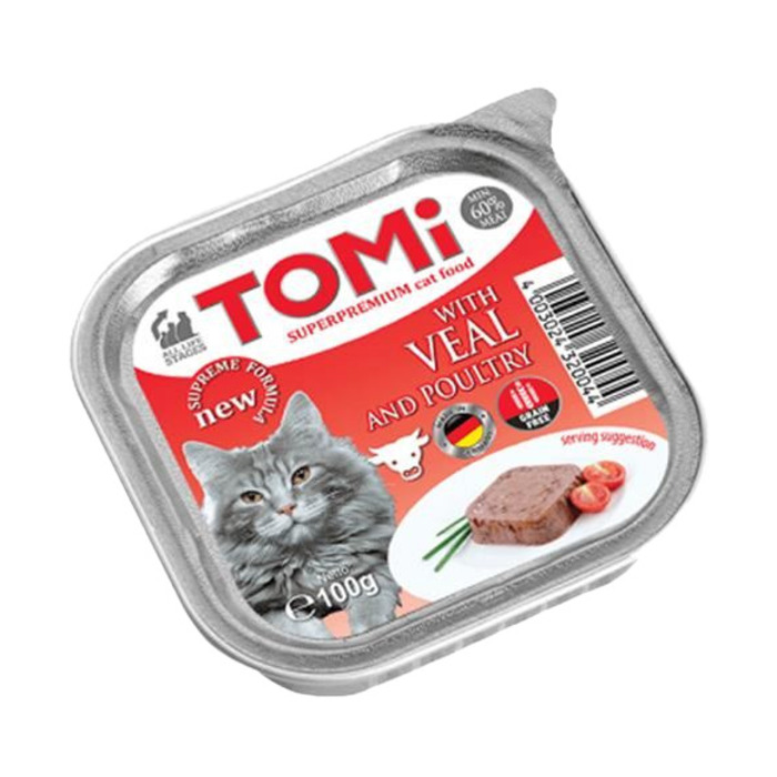 Pate Sığır Etli Ve Kümes Hayvanlı Kedi Yaş Maması 100 Gr