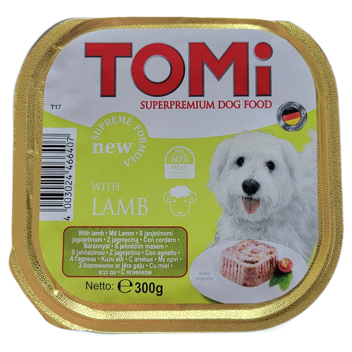 Kuzu Etli Köpek Yaş Maması Pate 300 Gr