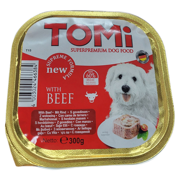 Biftekli Köpek Yaş Maması Pate 300 Gr