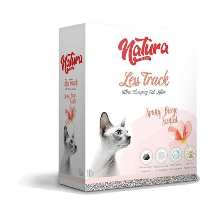Natura Less Track Bahar Esintisi Kokulu Kedi Kumu 10 Lt