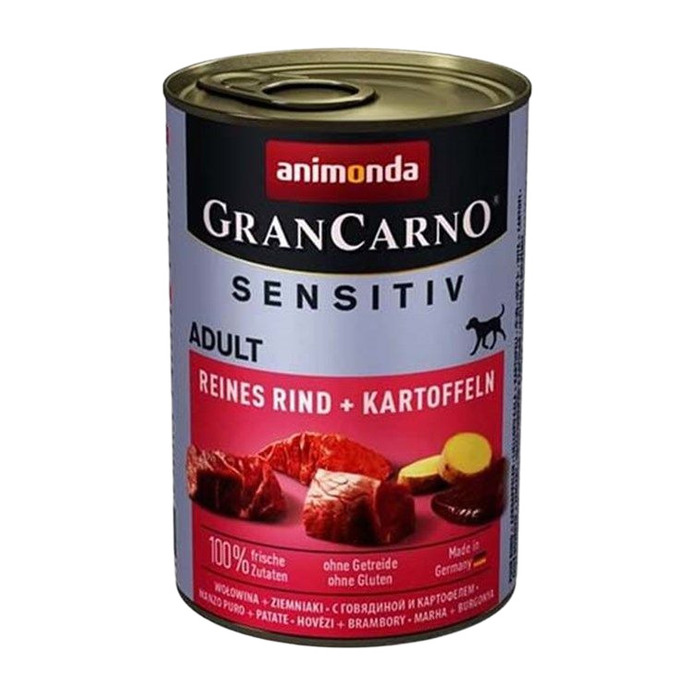 Animonda Gran Carno Sensitiv Sığırlı Patatesli Köpek Konservesi 400 Gr