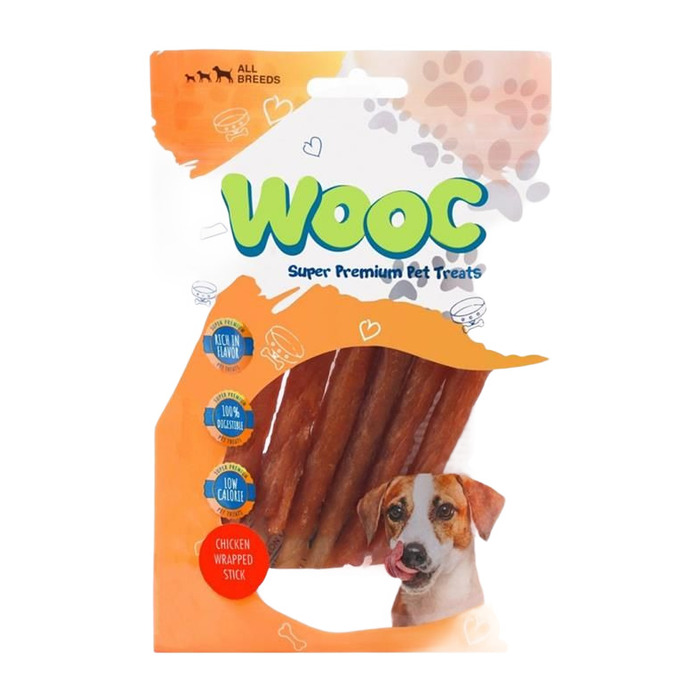 Wooc Tavuk Sargılı Natural Çubuk Köpek Ödül Maması 80 Gr