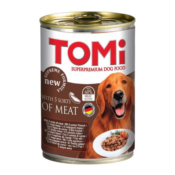 5 Çesit Etli Köpek Konservesi 400 Gr