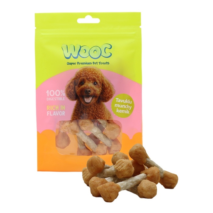 Tavuklu Munchy Kemık Köpek Ödülü 75 Gr