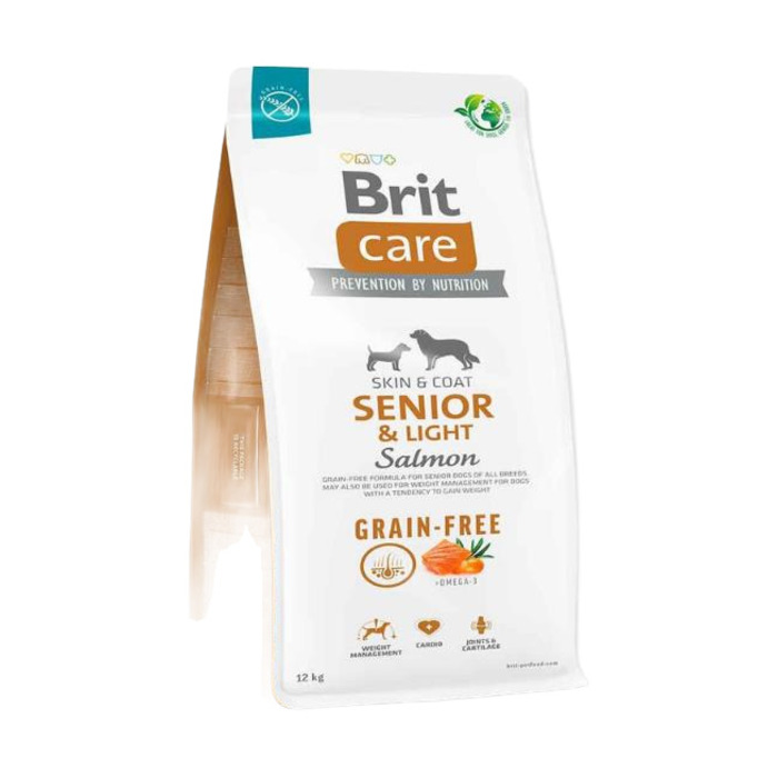 Tahılsız Senior Light Somonlu Köpek Maması 12 Kg