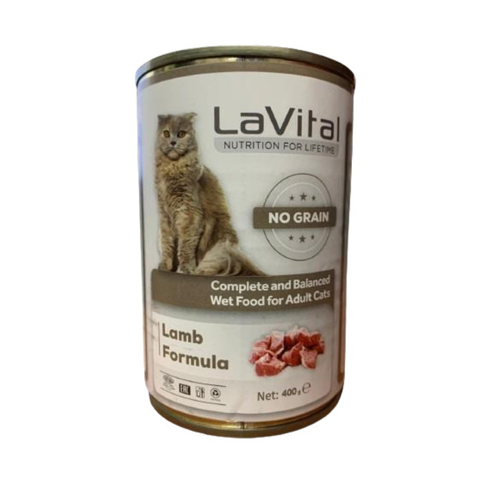 Kuzulu Tahılsız Kedi Yaş Maması 400 Gr