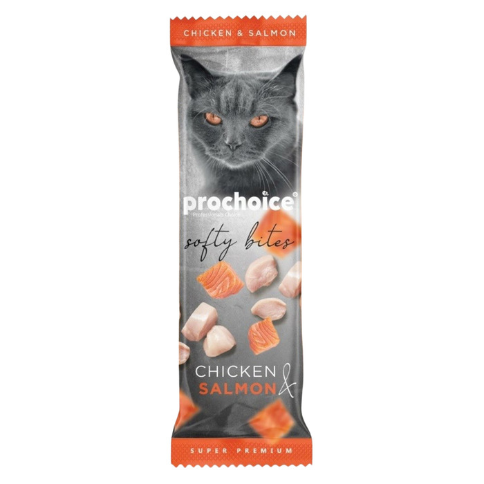 Softy Bites Tavuk & Somon Yumuşak Kedi Ödülü 10 Gr