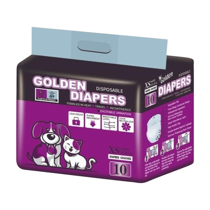 Köpek Alt Bağlama Bezi Xs 10'li