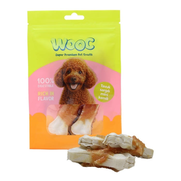 Tavuk Sargılı Mını Kemık Köpek Ödülü 75 Gr