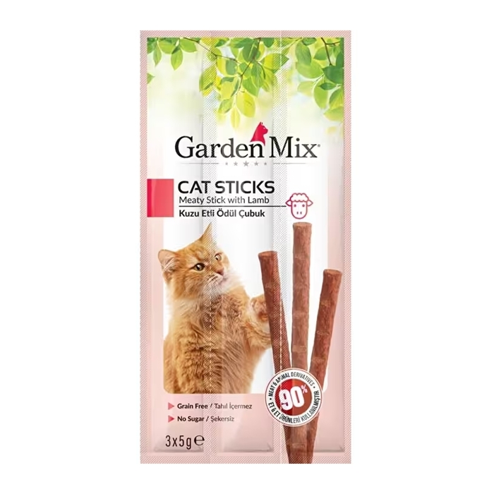 Kuzu Etli Kedi Stick Ödül 3x5 Gr