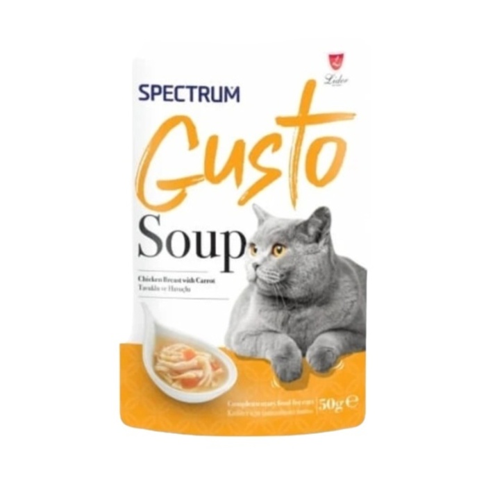 Gusto Tavuklu Somonlu Ve Kabaklı Kedi Çorbası 50 Gr