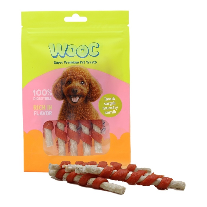Tavuk Sargılı Munchy Kemık Köpek Ödülü 75 Gr