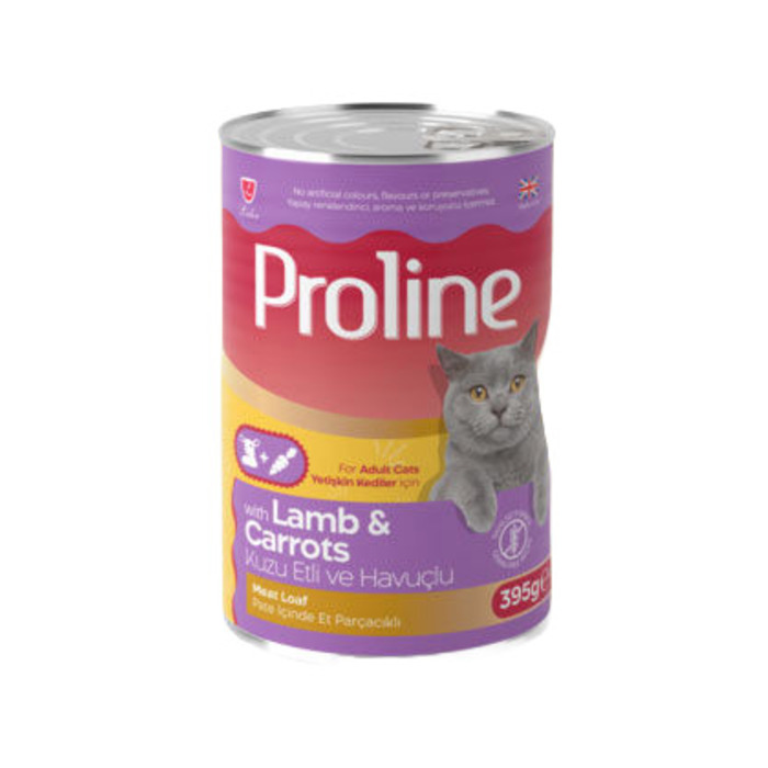 Pate İçinde Et Parçacıklı Kuzu Etli Havuçlu Kedi Konserve 400 Gr