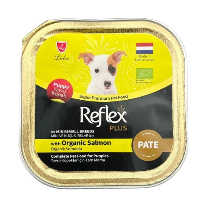 Pate Organik Somonlu Mini Ve Küçük Irk Yavru Köpek Konservesi 85gr