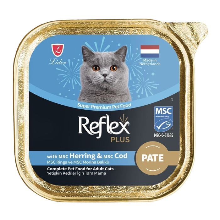 Plus Pate Ringa & Morina Balıklı Yaş Kedi Maması 85 G