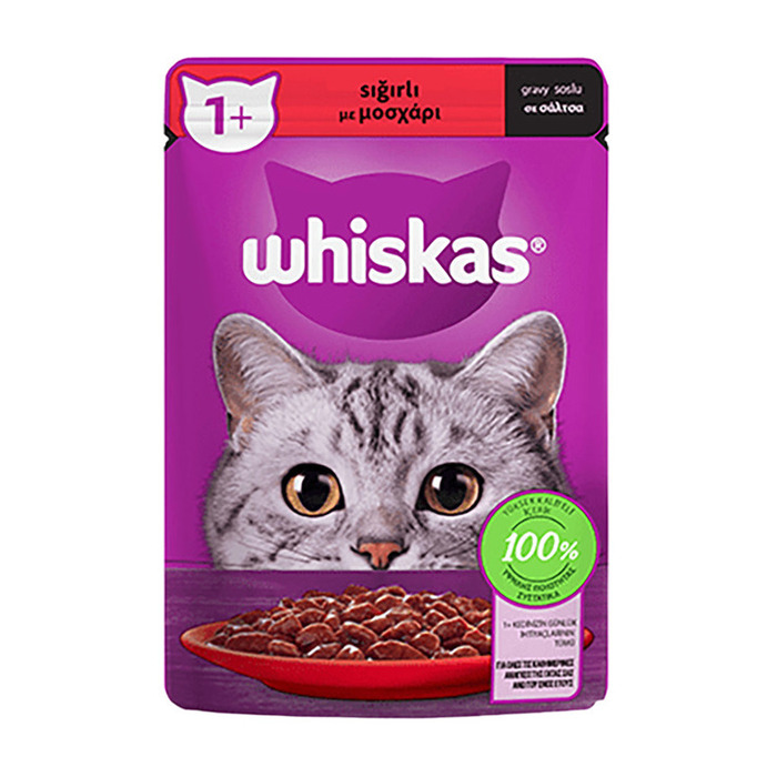 Pouch Sos İçinde Sığır Etli Yetişkin Kedi Konservesi 85 Gr