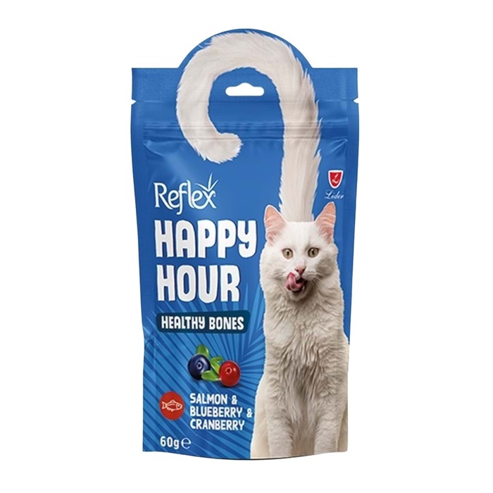 Happy Hour Sağlıklı Kemikler İçin Destekleyici Kedi Ödül Maması 60 Gr