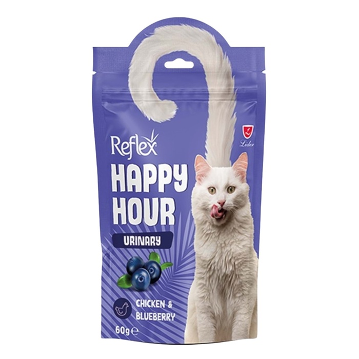 Happy Hour Urinary Tavuklu Ve Yaban Mersinli Kedi Ödül Maması 60 G